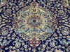 8'x10' Hand-Knotted Chobi Navy/Ivory Area Rug – KB Rugs