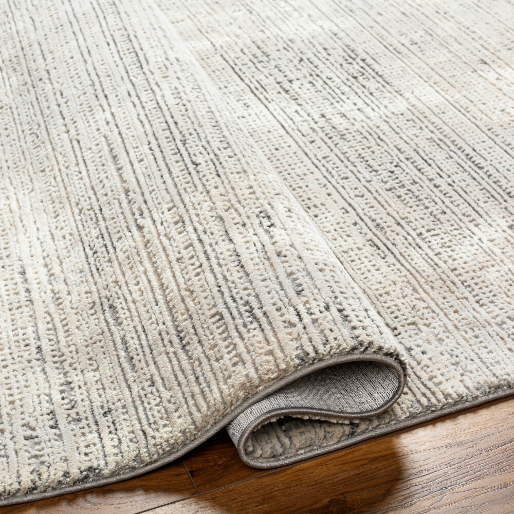 Alder Machine Woven Rug — Taupe / Gray | AIS-2309 - construction