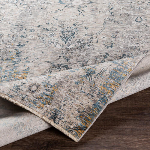 Livabliss Cardiff Machine Woven Rug — Blue / Gray / Ivory | CDF-2300 - construction