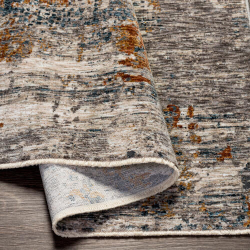 Livabliss Cardiff Machine Woven Rug — Blue / Multi | CDF-2305 - construction