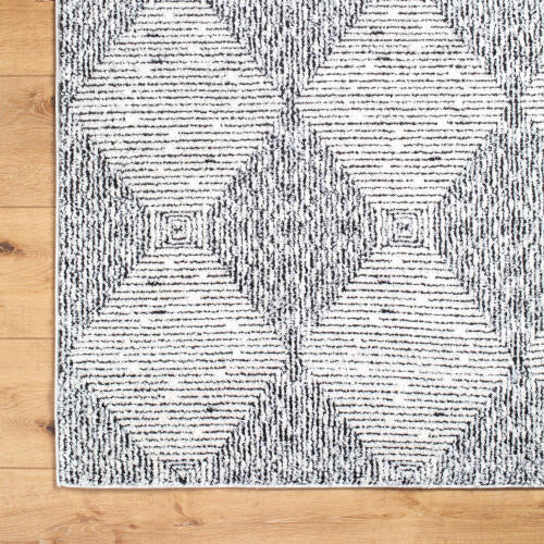 Livabliss Freud Machine Woven Rug — Ivory / Charcoal | FEU-2332