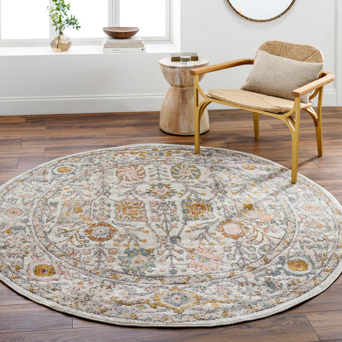 Ankara Machine Woven Rug — Ivory / Blush Multi | AKR-2332