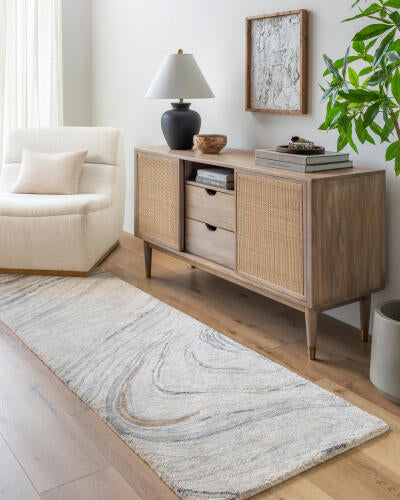 Kavita Handmade Rug — Gray / Gold | KVT-2304