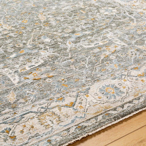 Livabliss Dresden Machine Woven Rug — Mist / Ivory | DRE-2310