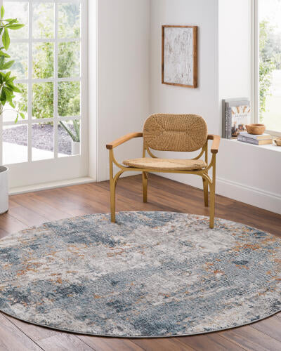 Livabliss Cardiff Machine Woven Rug — Blue / Multi | CDF-2305