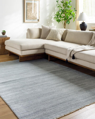 Epic Handmade Wool Rug — Silver / Gray | EPI-2302