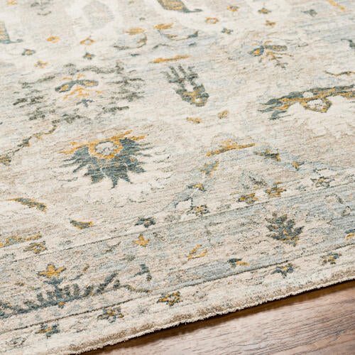 Livabliss  Dresden Machine Woven Rug — Ivory / Mist | DRE-2308