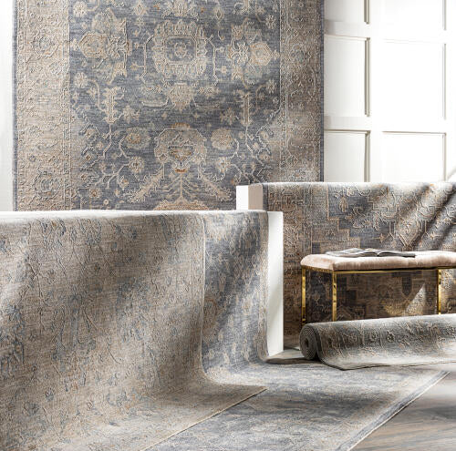 Avant Garde Machine Woven Rug — Gray/Sage | AVT-2306