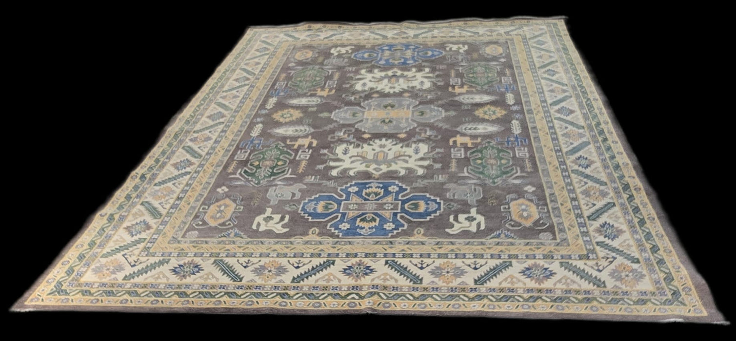 10'X14' Hand Knotted 100% Wool Area rug