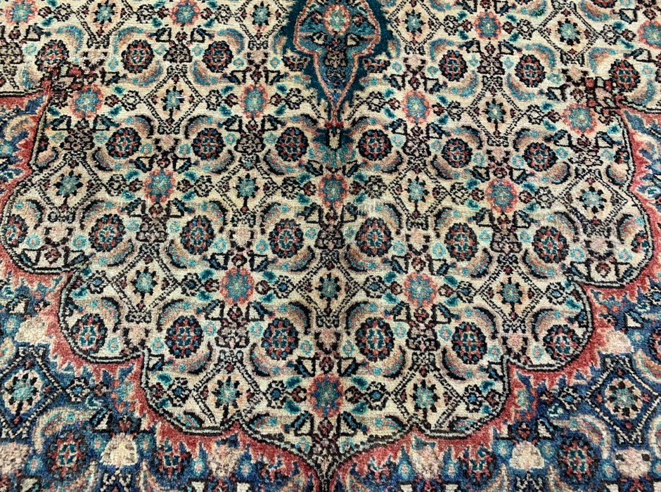 7'x10' Hand-Knotted Persian Teal/Multi Area Rug – KB Rugs 