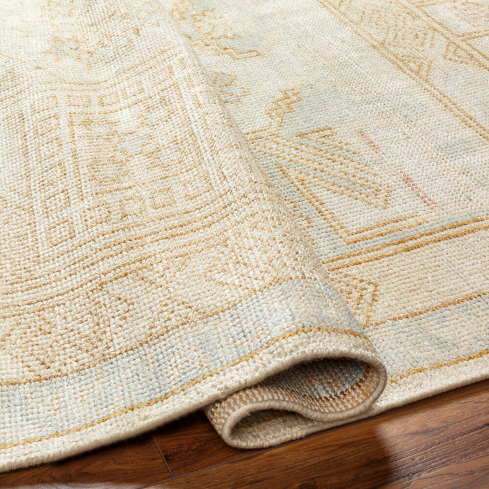 Anadolu Hand Knotted Rug — Blue / Pale Pink | AAU-2302