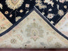 8'x10' Hand-Knotted Chobi Black/Multi Area Rug – KB Rugs