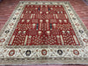 8'x10' Hand-Knotted Chobi Orange/Multi Area Rug – KB Rugs