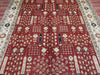8'x10' Hand-Knotted Chobi Orange/Multi Area Rug – KB Rugs