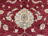 8'x10' Hand-Knotted Chobi Red/Ivory Area Rug – KB Rugs