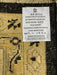 8'x10' Hand-Knotted Chobi Black/Ivory Area Rug – KB Rugs