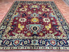 8'x10' Hand-Knotted Chobi Red/Navy Area Rug – KB Rugs