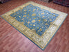 8'x10' Hand-Knotted Chobi Blue/Ivory Area Rug – KB Rugs