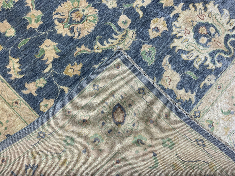 8'x10' Hand-Knotted Chobi Blue/Ivory Area Rug – KB Rugs