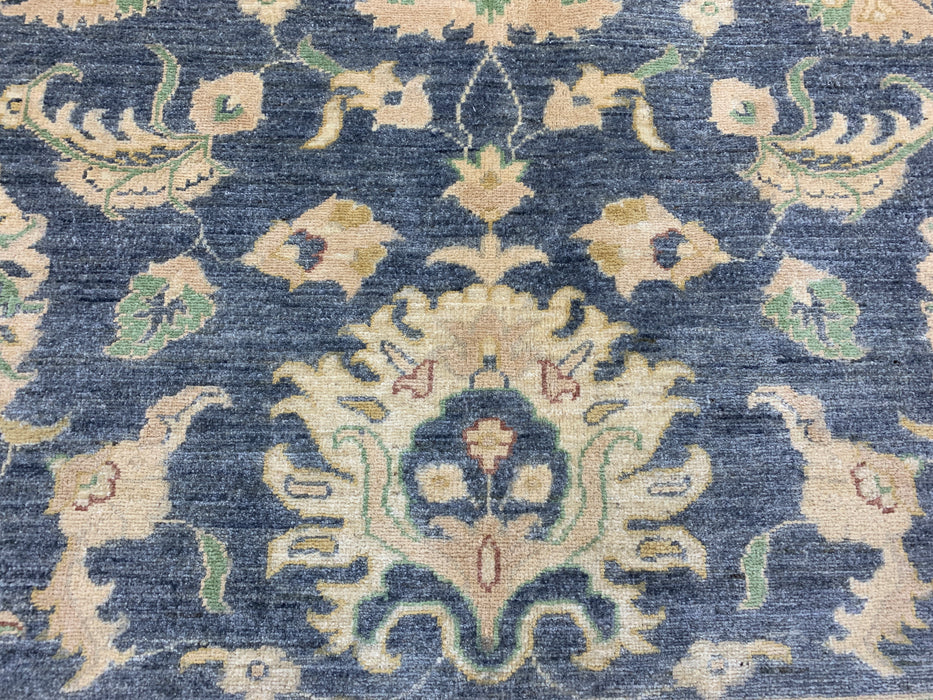 8'x10' Hand-Knotted Chobi Blue/Ivory Area Rug – KB Rugs