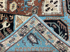 8'x10' Hand-Knotted Chobi Blue/ Multi Area Rug – KB Rugs
