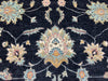 9'x12' Hand-Knotted Chobi Black/Ivory Area Rug – KB Rugs