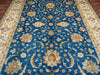 9'x12' Hand-Knotted Chobi Blue/Ivory Area Rug – KB Rugs