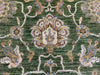 9'x12' Hand-Knotted Chobi Green/Ivory Area Rug – KB Rugs