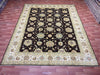 8'x10' Hand-Knotted Chobi Brown/Ivory Area Rug – KB Rugs