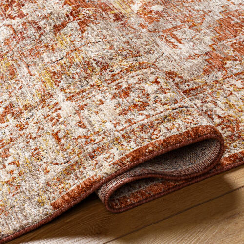 Livabliss Mirabel Machine Woven Rug — Dusty Coral / Beige | MBE-2304
