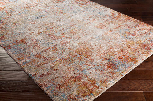 Livabliss Mirabel Machine Woven Rug — Dusty Coral / Pale Blue | MBE-2300