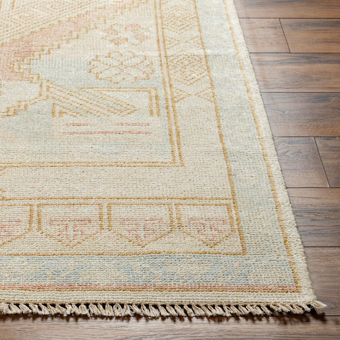 Anadolu Hand Knotted Rug — Blue / Pale Pink | AAU-2302