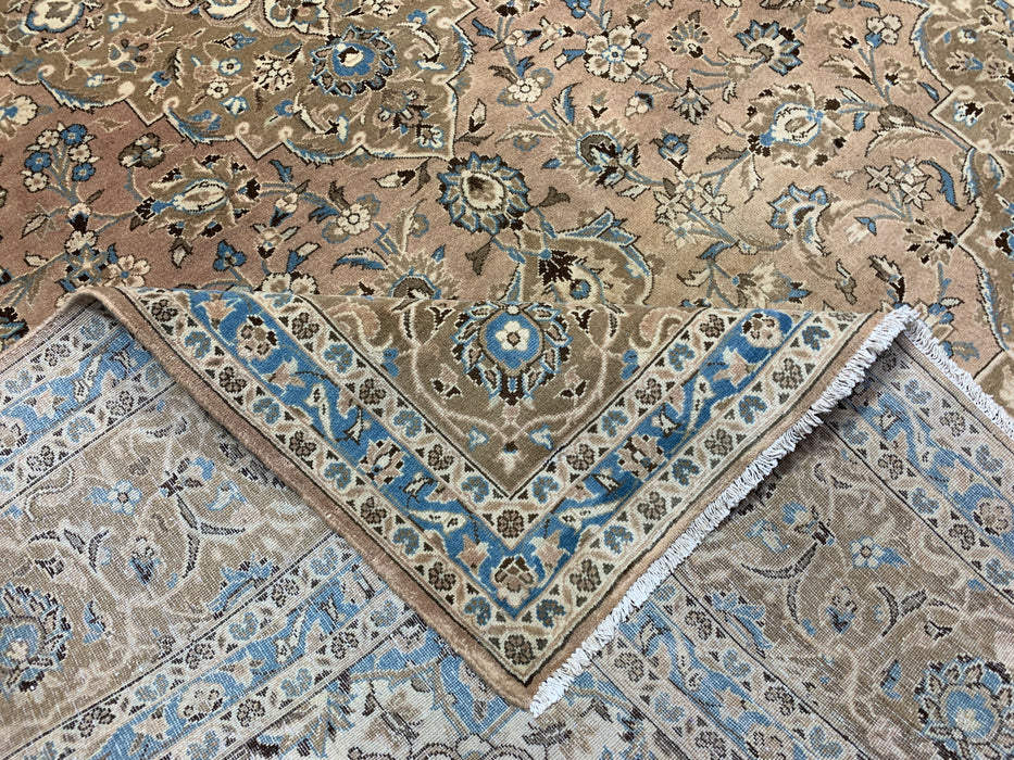 9'x12' Hand-Knotted Chobi Beige/Blue Area Rug – KB Rugs