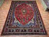 9'x12' Hand-Knotted Chobi Red/Navy Area Rug – KB Rugs