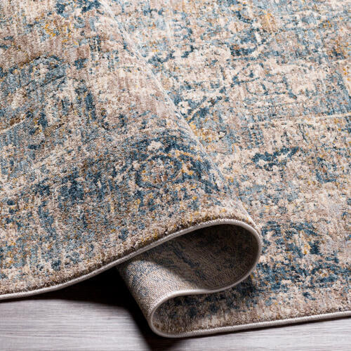 Livabliss  Mirabel Machine Woven Rug — Taupe / Denim | MBE-2312