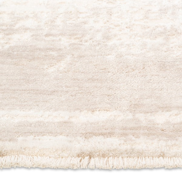 Ivory Minimal Vintage Rug – Easy-Care Turkish Powerloom (0.25" Pile)