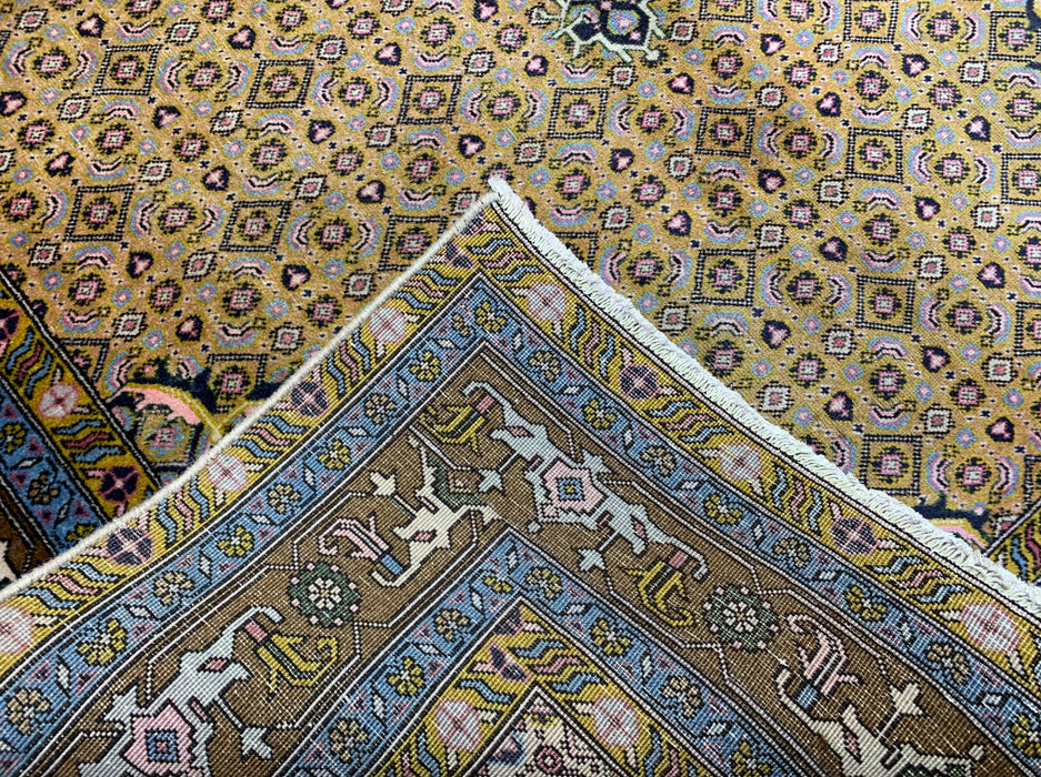 7'x10' Hand-Knotted Persian Olive/Multi Area Rug – KB Rugs 