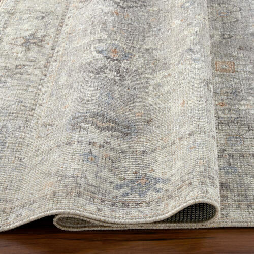 Davina Machine Woven Rug — Gray / Beige Multi | BOCC-2300