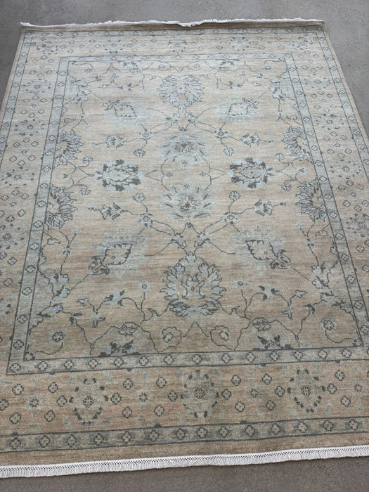 8'x10' Hand-Knotted Tibetan Ivory/Grey Area Rug – KB Rugs