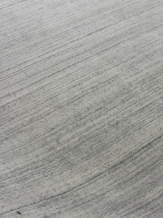 5’10X9' Hand-Knotted Silverstone Wool Area Rug- Ivory/Grey