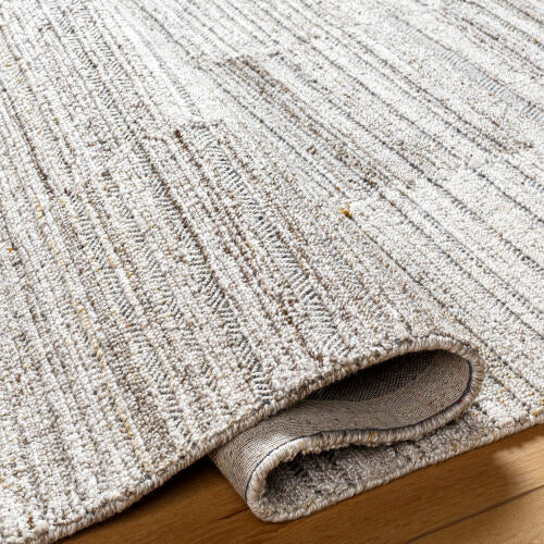 Calgary Handmade Rug — Light Gray / Ivory | CGR-2303 - construction