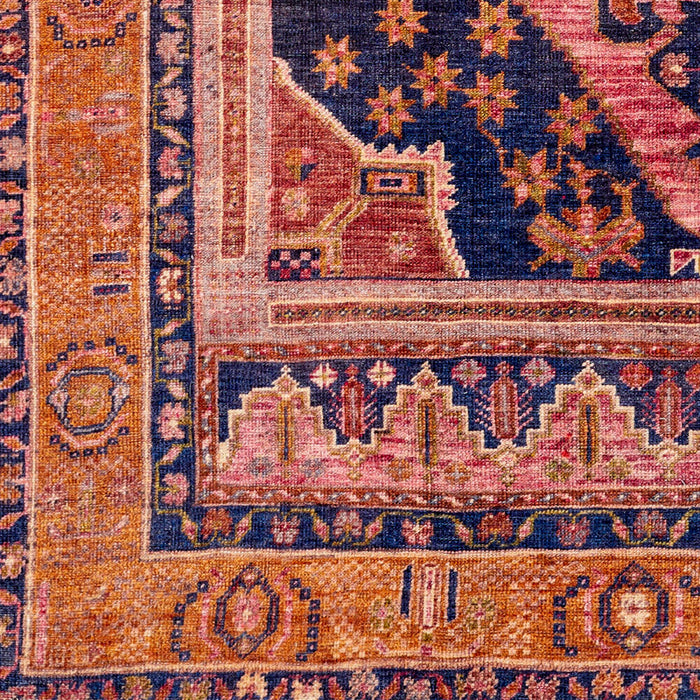 Amelie Machine Washable Rug — Rose / Burnt Orange | AML-2347