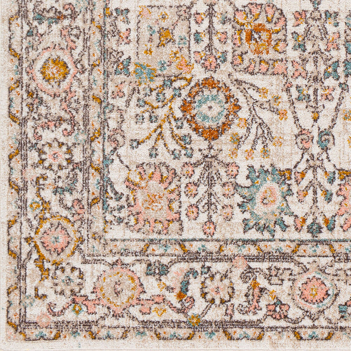 Ankara Machine Woven Rug — Ivory / Blush Multi | AKR-2332