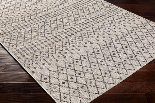 Livabliss Eagean Machine Woven Rug — Taupe / Charcoal | EAG-2334
