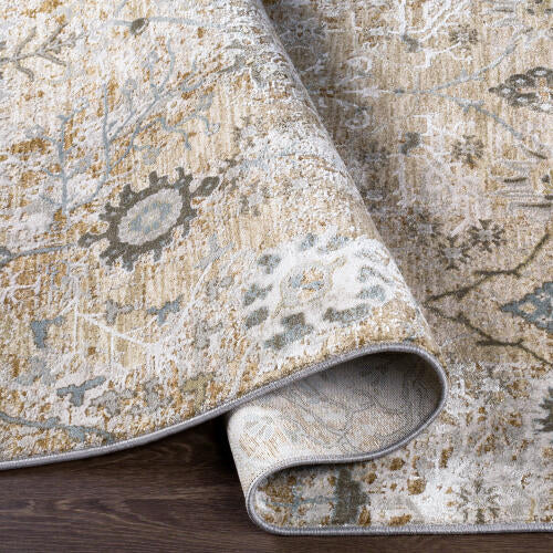 Brunswick Machine Woven Rug — Ivory / Gray | BWK-2311 - construction