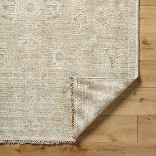 Antalya Handmade Wool Rug — Beige / Mist | AAT-2305 - construction