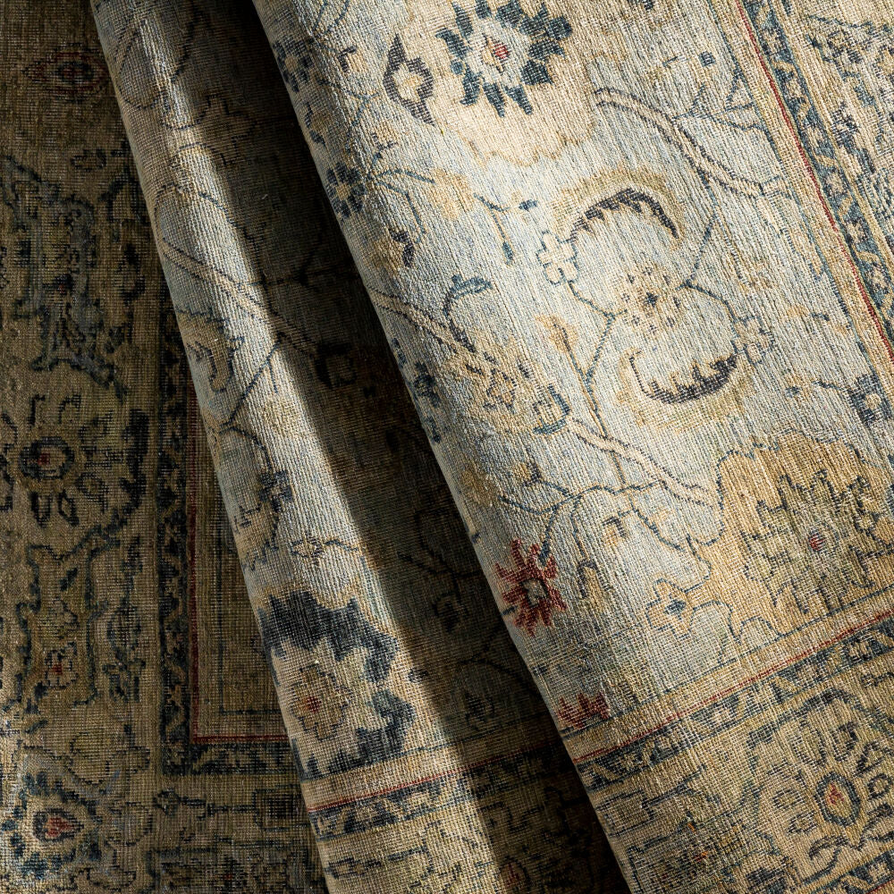Anatolia Hand Knotted Rug — Olive / Tan | ANY-2300 - construction