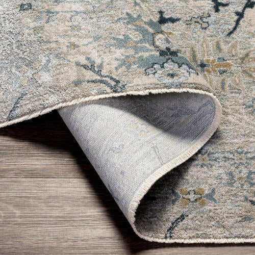 Brunswick Machine Woven Rug — Ivory / Sage| BWK-2316 - construction