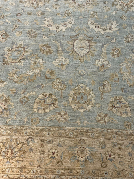 9’6x 13’1 Ziegler 100% Wool Hand Knotted Area Rug