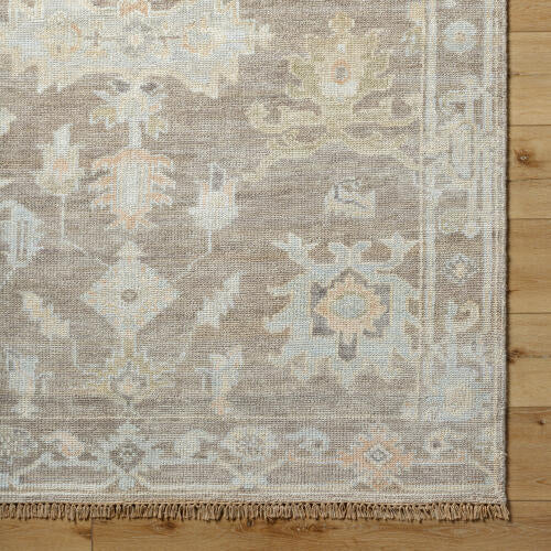 Antalya Handmade Wool Rug — Tan / Sage | ANT-2301